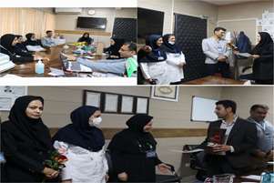 دیدار با پرستاران بیمارستان امام حسن مجتبی(ع) 