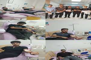 پویش اهدای خون به مناسبت گرامیداشت روز نوجوان و بسیج دانش آموزی