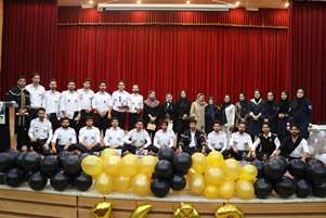 آیین دانش آموختگی دانشجویان فوریت های پزشکی۱۴۰۲